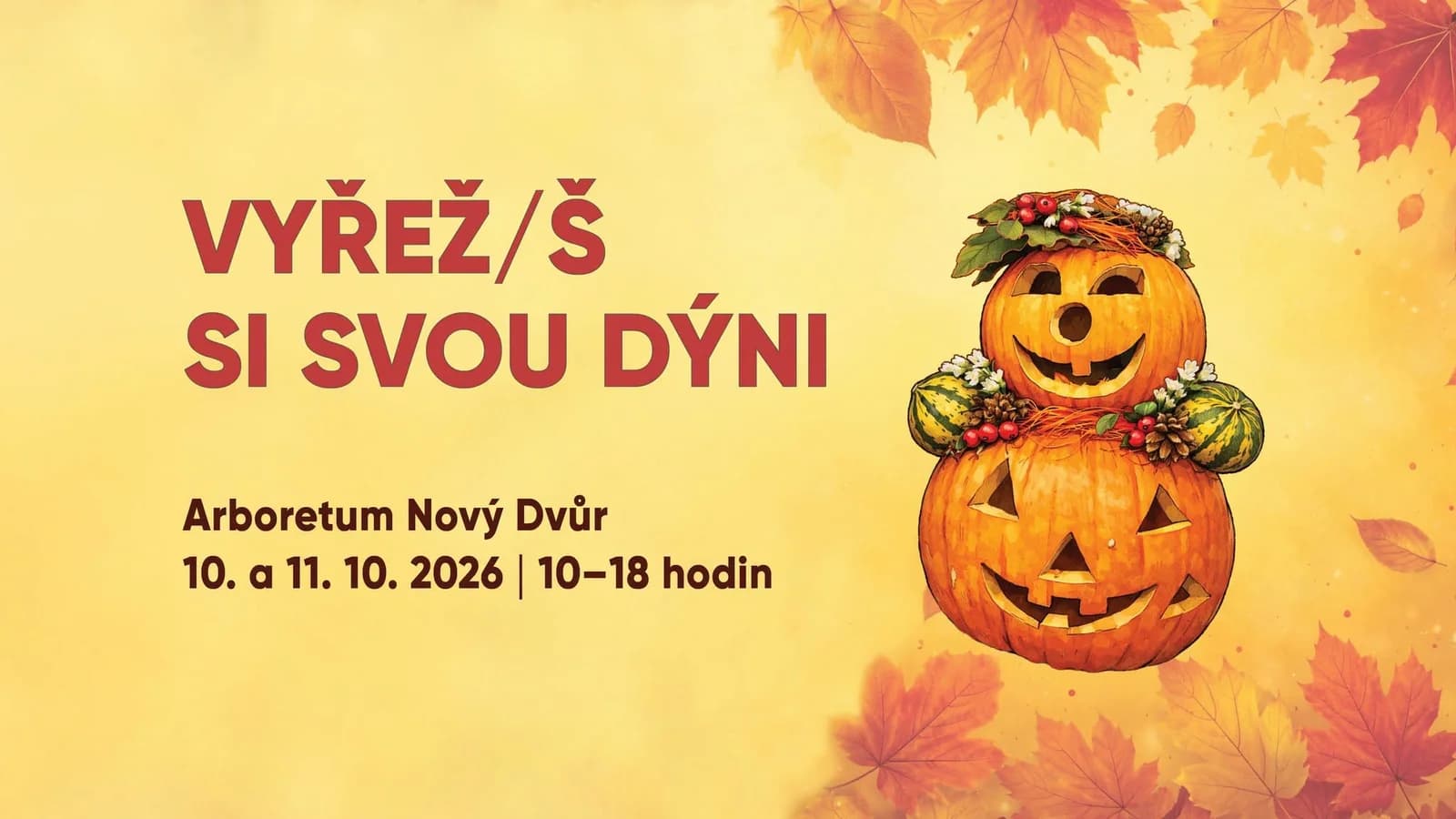Vyřež/š si svou dýni