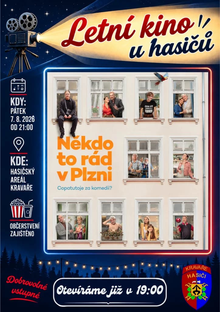 Letní kino u hasičů