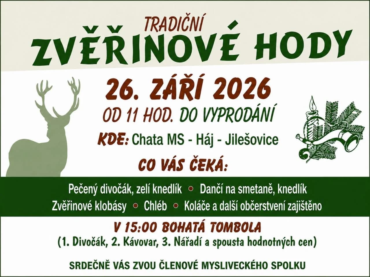 Tradiční zvěřinové hody