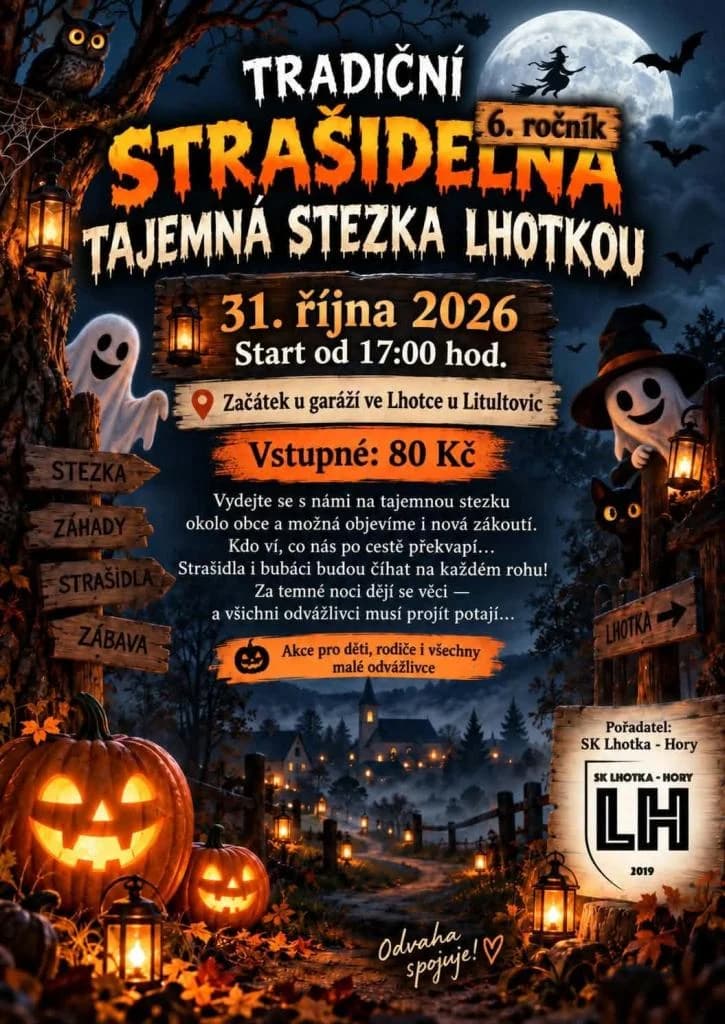 TRADIČNÍ STRAŠIDELNÁ TAJEMNÁ STEZKA