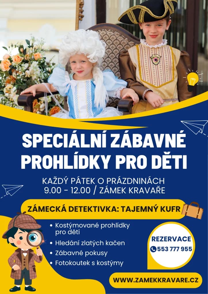 Speciální zábavné prohlídky pro děti