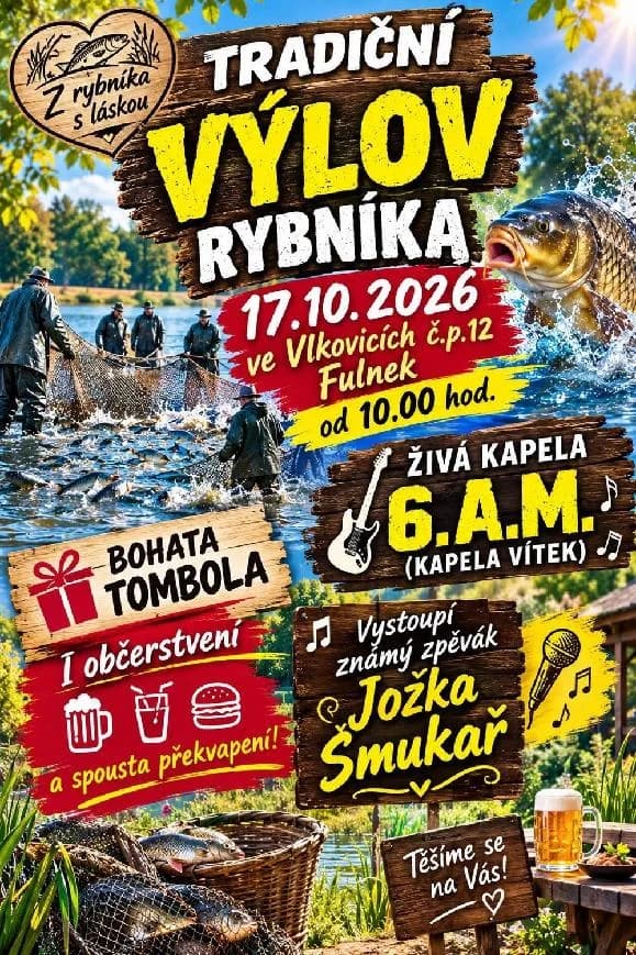 VÝLOV RYBNÍKA