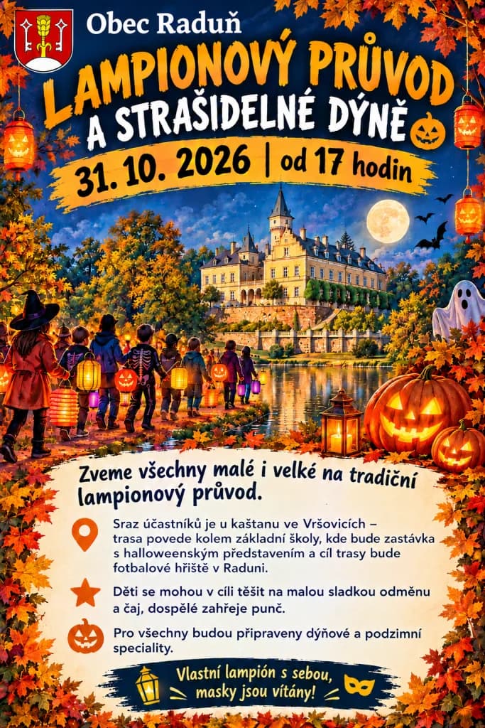Lampionový průvod v Raduni