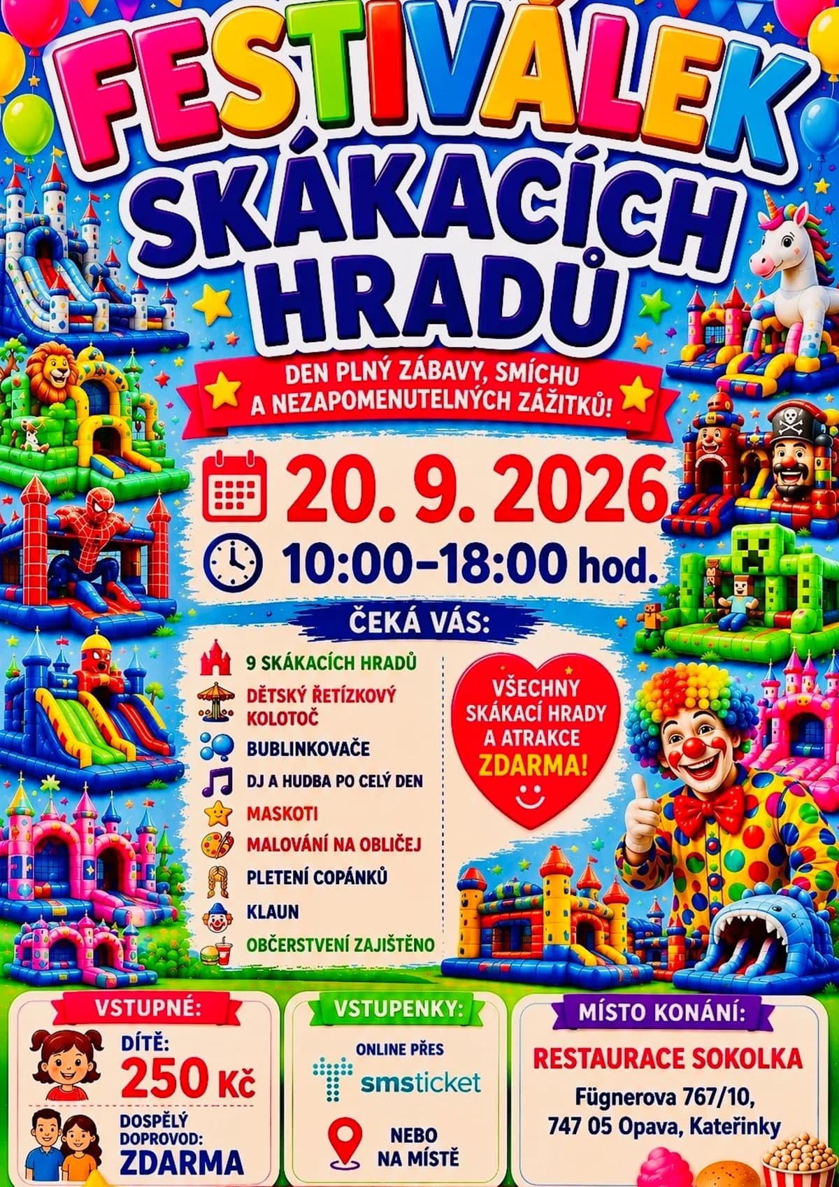 FESTIVÁLEK SKÁKACÍCH HRADŮ