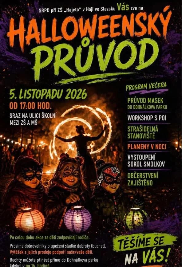 Halloweenský Průvod