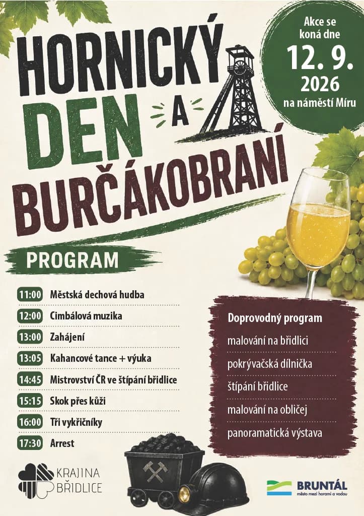 Hornický den a Burčákobraní