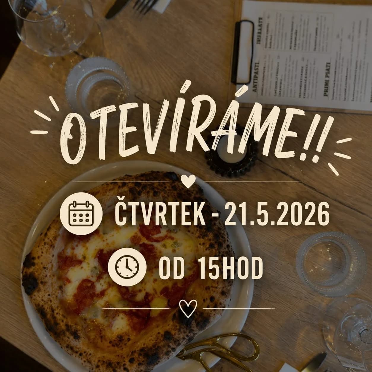 NAPO Pizzeria Opava- Nově otevřeno
