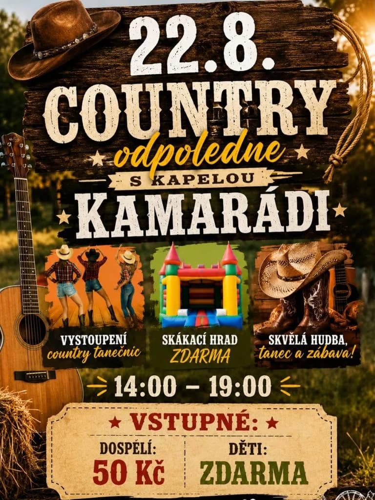 Country odpoledne s kapelou Kamarádi